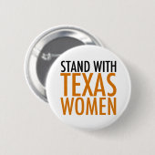 Stand met Texas Women Ronde Button 5,7 Cm (Voorkant /achterkant)