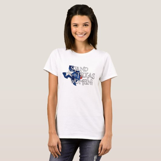 Stand met Texas Women T-shirt (Voorkant volledig)