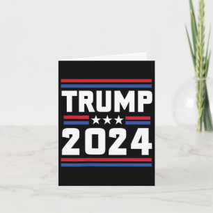 Stand met Trump Grappige Trump 2024 Veroordeelde m Kaart