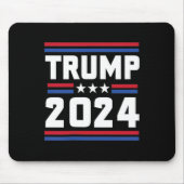 Stand met Trump Grappige Trump 2024 Veroordeelde m Muismat (Voorkant)