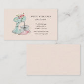  Stand mixer roze bakkerij Visitekaartje (Voorkant / Achterkant)