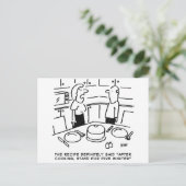 Stand na Briefkaart koken (Staand voorkant)