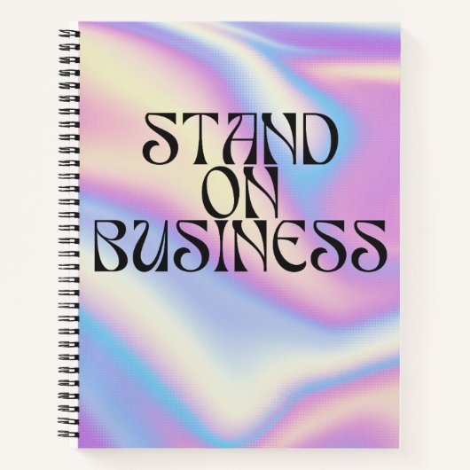 Stand on Business Notebook Notitieboek (Voorkant)