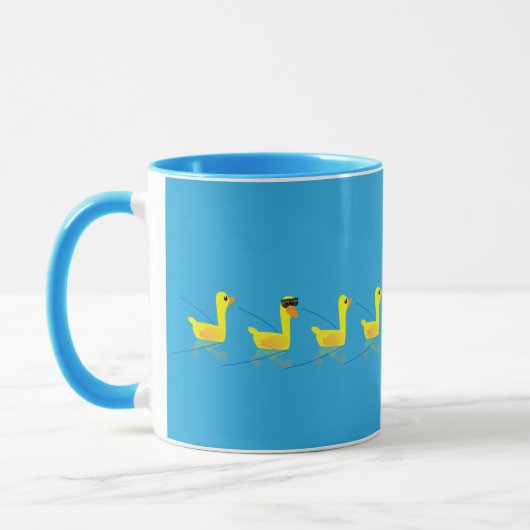 Stand out Cute Motivational Ducks Mok (Links)