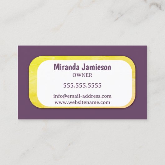 Stand Out Retro Vacuum Professional Cleaning Visitekaartje (Achterkant)