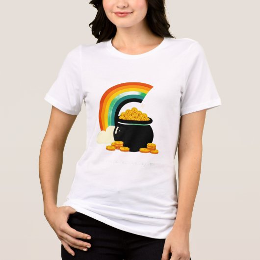 STAND PATRICK'S DAG Tri-Blend SHIRT (Voorkant)