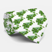 STAND PATRICK'S DAY PARTY/SHAMROCKS AND HOEFIJZER  STROPDAS (Opgerold)