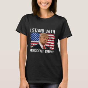 Stand President Trump Amerikaanse vlag Trump 2024 T-shirt