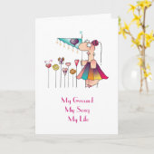 STAND, SING, LIVE! beroemd gemaakt door April Wens Kaart (Gele Bloem)