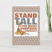 Stand-talk, Giraffe Kaart (Voorkant)
