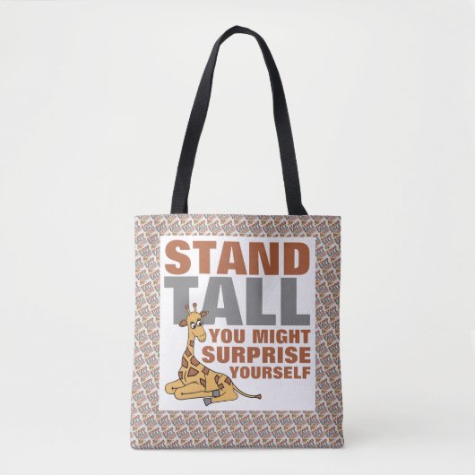 Stand-talk, Giraffe Tote Bag (Voorkant)