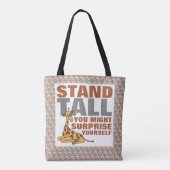 Stand-talk, Giraffe Tote Bag (Achterkant)