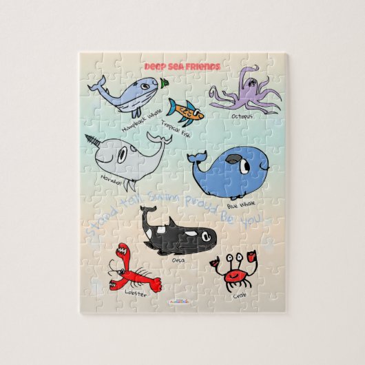 Stand Tall - Deep Sea Puzzle Legpuzzel (Verticaal)