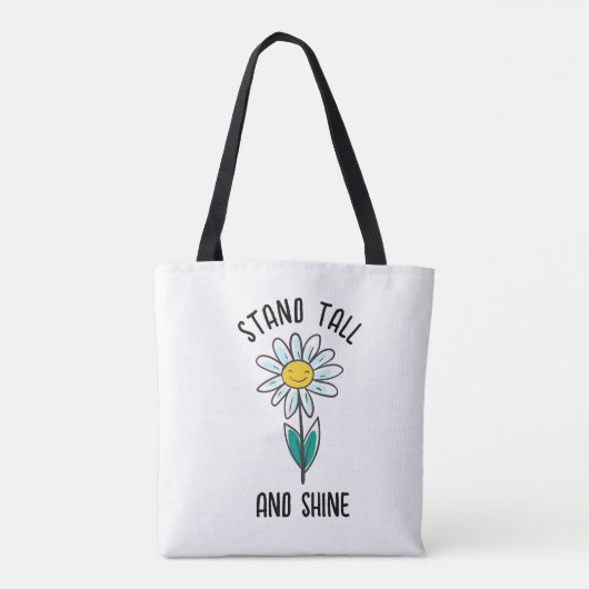 STAND TALL EN SHINE DAISY CANVAS TAS (Achterkant)