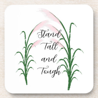 Stand Tall en Tough Self Love Positieve Quote Bier Onderzetter