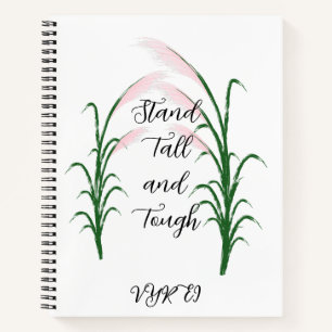 Stand Tall en Tough Self Love Positieve Quote Notitieboek