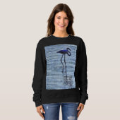 Stand Tall Flamingo Watercolor Trui (Voorkant volledig)