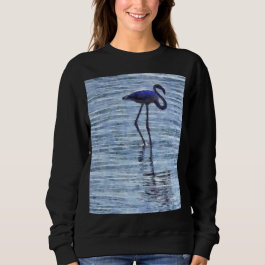 Stand Tall Flamingo Watercolor Trui (Voorkant)