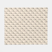 Stand Tall Graceful Giraffe Fleece Deken (Voorkant (Horizontaal))