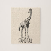Stand Tall Graceful Giraffe Legpuzzel (Verticaal)