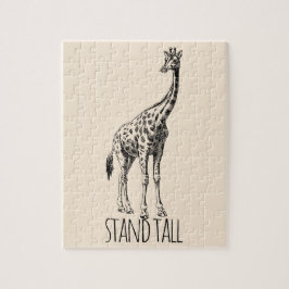 Stand Tall Graceful Giraffe Legpuzzel