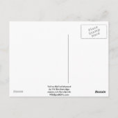 Stand Tall Marmot Briefkaart (Achterkant)