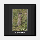 Stand Tall Marmot Magnet (Voorkant)