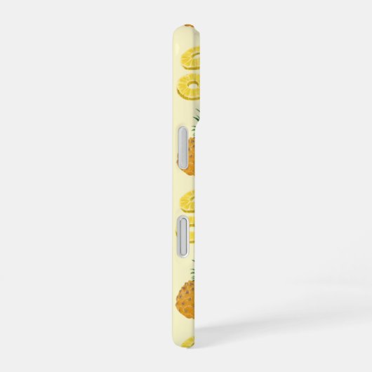 Stand Tall, Stay Sweet Pineapple pattern iPhone 16 Hoesje (Rechterkant)