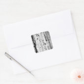 Stand-tallige spens vierkante sticker (Envelop)