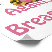 stand tegen borstkanker poster (Hoek)