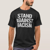 Stand tegen Racisme Classic Ronde Sticker T-shirt (Voorkant)