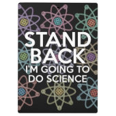 STAND TERUG IK GA WETENSCHAP DOEN KLEMBORD (Achterkant)