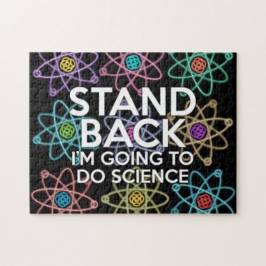 STAND TERUG IK GA WETENSCHAP DOEN LEGPUZZEL (Horizontaal)