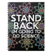 STAND TERUG IK GA WETENSCHAP DOEN NOTITIEBOEK (Voorkant)