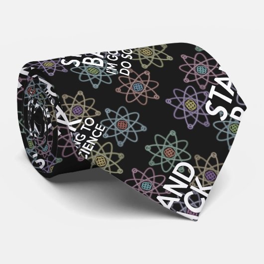 STAND TERUG IK GA WETENSCHAP DOEN STROPDAS (Opgerold)