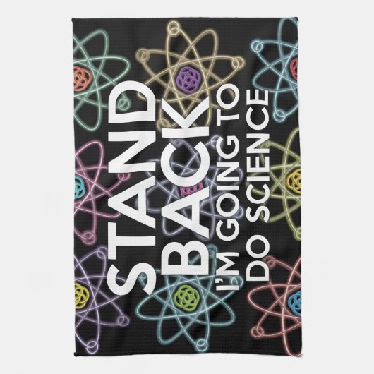 STAND TERUG IK GA WETENSCHAP DOEN THEEDOEK (Verticaal)