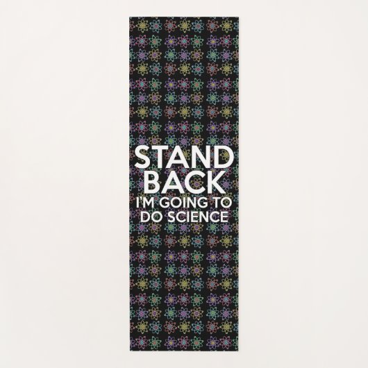 STAND TERUG IK GA WETENSCHAP DOEN YOGAMAT (Voorkant)