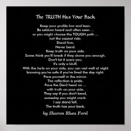 Stand-to-date met de waarheid door SRF Poster