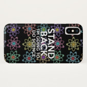 STAND UIT, IK GA WETENSCHAP DOEN Case-Mate iPhone CASE (Achterkant (horizontaal))