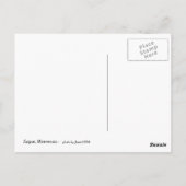 Stand-up-adressenbord - Saipan, Micronesia Briefkaart (Achterkant)