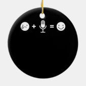 Stand-up Comedy maakt een fijne grappige Gift Come Keramisch Ornament (Achterkant)