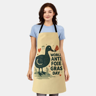 Stand-Up for Ducks World Anti-Fie Gras Day Schort