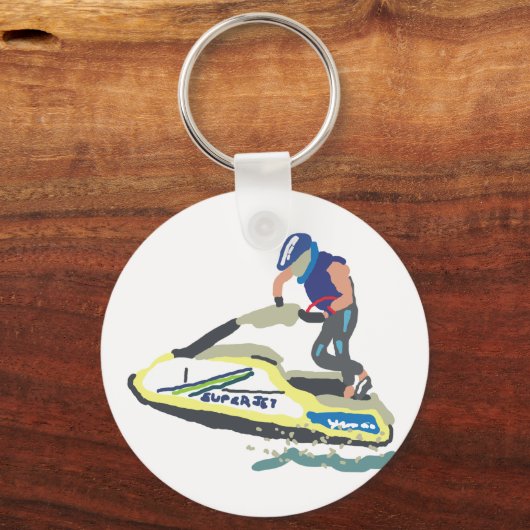 Stand Up Jet Ski SuperJet Sleutelhanger (Voorkant)