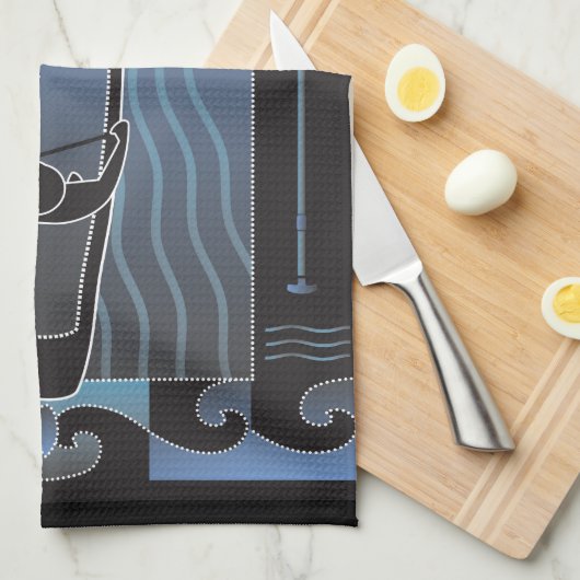 Stand-up laderaarder theedoek (Quarter Fold)