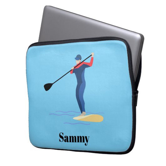 Stand-up Laptop Sleeve (Voorkant Links)