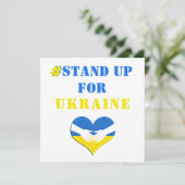 # stand-up Oekraïne - vrijheid - Oekraïense vlag (Staand voorkant)