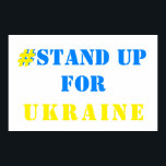 # stand-up Oekraïne - vrijheid - Oekraïense vlag Poster<br><div class="desc"># Opkomen voor Oekraïne - vrijheid - Oekraïense vlag - vrede - steun - sterk samen - overwinning ! Laten we van de wereld een betere plek maken - iedereen samen! Een betere wereld begint - hangt af - heeft jou ook nodig! U kunt naar 1000 Zazzle producten overbrengen. Resize...</div>