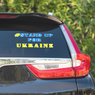 # stand-up Oekraïne - vrijheid - Oekraïense vlag Sticker