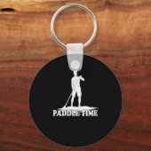 Stand-up opzadelen "Paddle Time" Sleutelhanger (Voorkant)