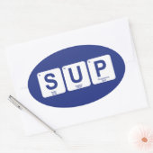 Stand-up Ovale Sticker (Envelop)